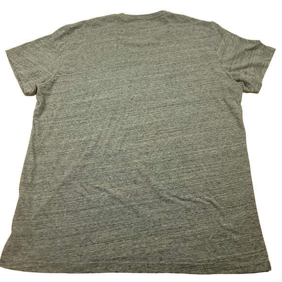 Marine Layer Womens L / XL Shirt Slub‎ Cotton Blend Short Sleeve Gray Pull On - Picture 8 of 12